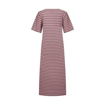 Liberté - Alma T-Shirt Dress - Brown Stripe